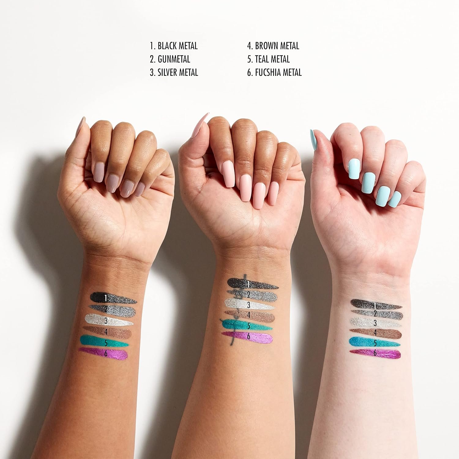 NYX PROFESSIONAL MAKEUP Epic Wear Metallic Liquid Liner Long-Lasting Waterproof Eyeliner - Black Metal - lunas-mystic-emporium.com NYX PROFESSIONAL MAKEUP Epic Wear Metallic Liquid Liner, Long-Lasting Waterproof Eyeliner - Black Metal