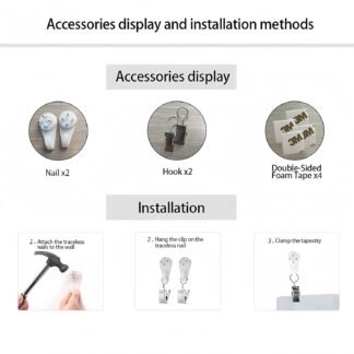 OSUNBD Yoga Chakra Tapestry 106x70 Inch, Seven Chakra Meditation Zen Wall Tapestries for Bedroom, Galaxy Space Lotus Spiritual Wall Hanging Art Decor for Living Room Dorm...