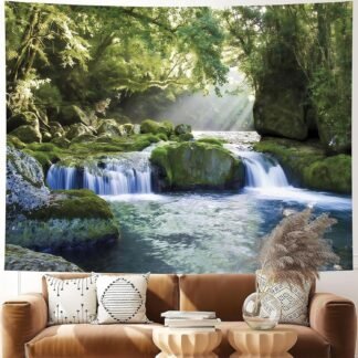 OSUNBD Yoga Chakra Tapestry 106x70 Inch, Seven Chakra Meditation Zen Wall Tapestries for Bedroom, Galaxy Space Lotus Spiritual Wall Hanging Art Decor for Living Room Dorm...