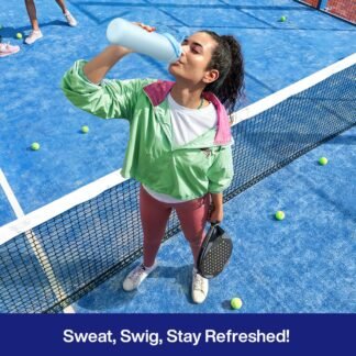 POWCAN 26 oz Insulated Water Bottle with 2-in-1 Straw and Spout Lid, Keep Cold 24H, Leak-Proof, Fits in Car Cup Holder, Stainless Steel Water Bottle for Sports, Travel, Gym, and...