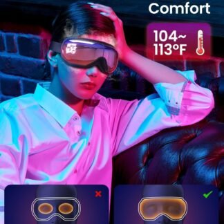 RENPHO Eye Massager with Heat, FSA Eligible HSA Eye Mask for Migraine Relief,Sleep Mask for Dry Eyes Relax, Reduce Strain for Men Dad Eyeris 1