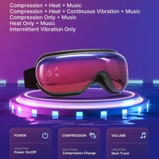 RENPHO Eye Massager with Heat, FSA Eligible HSA Eye Mask for Migraine Relief,Sleep Mask for Dry Eyes Relax, Reduce Strain for Men Dad Eyeris 1