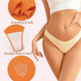 Seamless Thongs for Women Sexy Thong Stretch Soft Panties Underwear