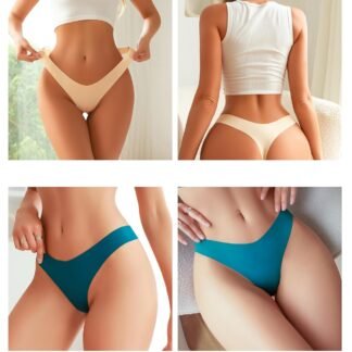 Seamless Thongs for Women Sexy Thong Stretch Soft Panties Underwear
