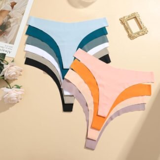 Seamless Thongs for Women Sexy Thong Stretch Soft Panties Underwear