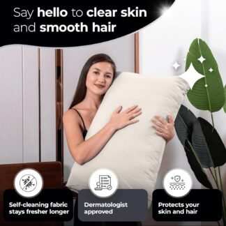 Silvery Silver Infused Bed Sheets Set - Ultra-Soft Temperature-Regulating Fabric with Self-Cleaning Technology™ That Stays Fresh 3X Longer for Hygienic Sleep