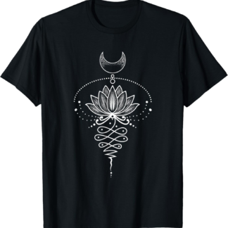 Spiritual Lotus Flower Unalome Zen Meditation Yoga Lovers T-Shirt