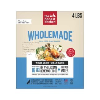 The Honest Kitchen Human Grade Wholemade™ Dehydrated Whole Grain Dog Food - Complete Balanced Meal or Topper - Chicken 4 lb Box - lunas-mystic-emporium.com The Honest Kitchen Human Grade Wholemade™ Dehydrated Whole Grain Dog Food - Complete & Balanced Meal or Topper - Chicken 4 lb Box