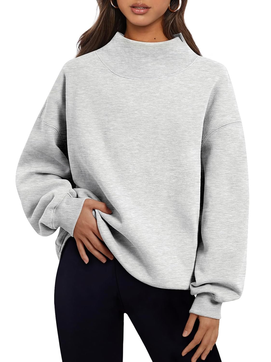 Trendy Queen Womens Oversized Sweatshirts Turtleneck Pullover Long Sleeve Hoodies Tops Fall Fashion Outfits 2026 Clothes - lunas-mystic-emporium.com Trendy Queen Womens Oversized Sweatshirts Turtleneck Pullover Long Sleeve Hoodies Tops Fall Fashion Outfits 2026 Clothes