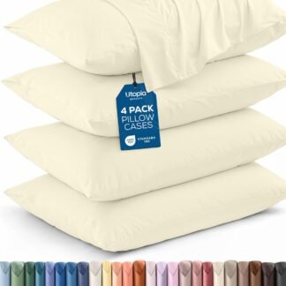 Utopia Bedding Pillow Cases King Size 2-Pack Soft Brushed Microfiber Envelope Closure Perfect for Hospitals Hotels Guest Rooms Oeko-TEX Certified 20x40 Inches Blue - lunas-mystic-emporium.com Utopia Bedding Pillow Cases King Size 2-Pack – Soft Brushed Microfiber – Envelope Closure – Perfect for Hospitals, Hotels, Guest Rooms – Oeko-TEX Certified, 20x40 Inches (Blue...