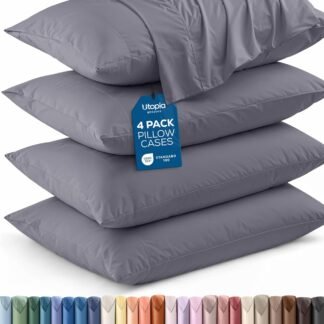 Utopia Bedding Pillow Cases King Size 2-Pack Soft Brushed Microfiber Envelope Closure Perfect for Hospitals Hotels Guest Rooms Oeko-TEX Certified 20x40 Inches Blue - lunas-mystic-emporium.com Utopia Bedding Pillow Cases King Size 2-Pack – Soft Brushed Microfiber – Envelope Closure – Perfect for Hospitals, Hotels, Guest Rooms – Oeko-TEX Certified, 20x40 Inches (Blue...