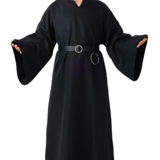 BLESSUME Medieval Wicca Pagan Ritual Robe with Belt